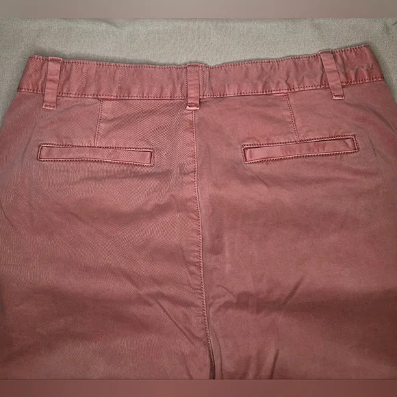 NWOT Gap Girlfriend Twill Stripe Chinos - Mauve Pink - Size 6 - Picture 5 of 5